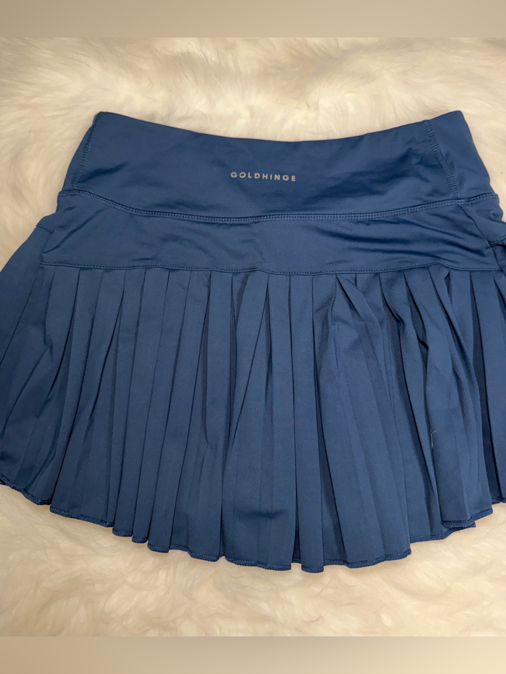 GOLD HINGE Pleated Tennis Skirt